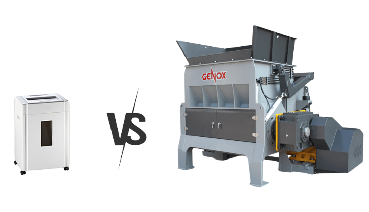 Commercial and Industrial Heavy Duty Shredders Key Differences
